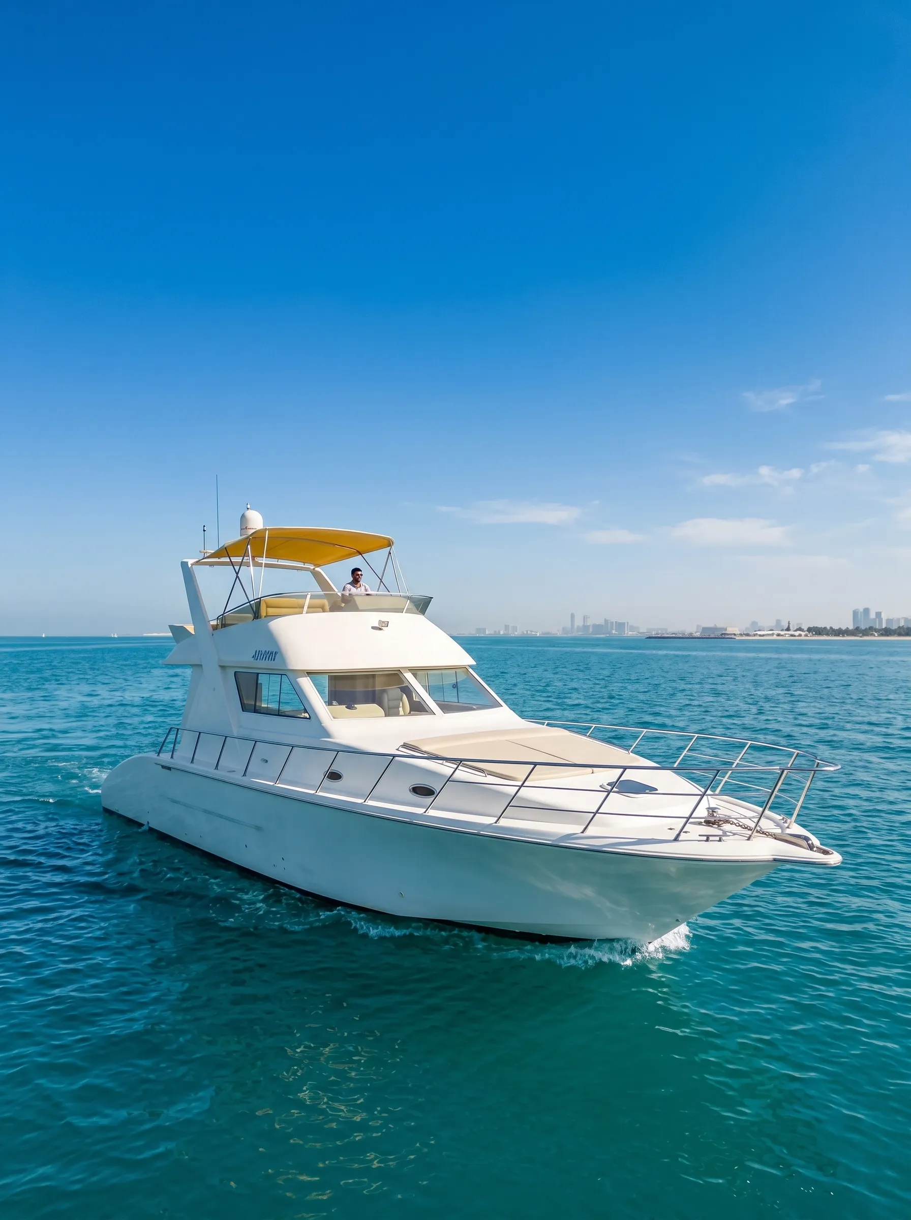 Marine 8 – 45ft Luxury Yacht Rental Abu Dhabi