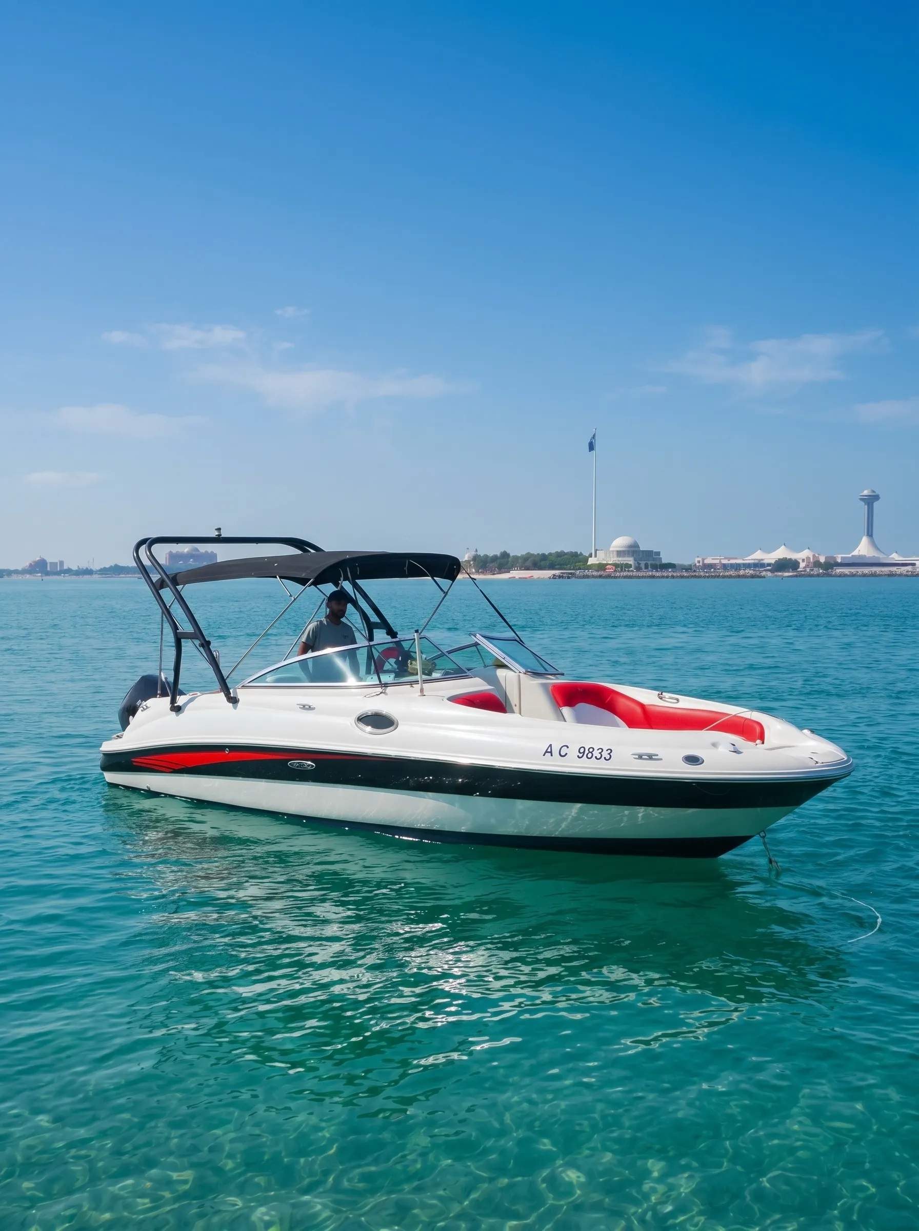Malak Boat – 27ft Speedboat Rental Abu Dhabi